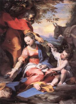費德裡科 巴洛西 Rest on the Flight to Egypt 費德裡科 巴洛西 Rest on the Flight to Egypt